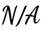 N/A